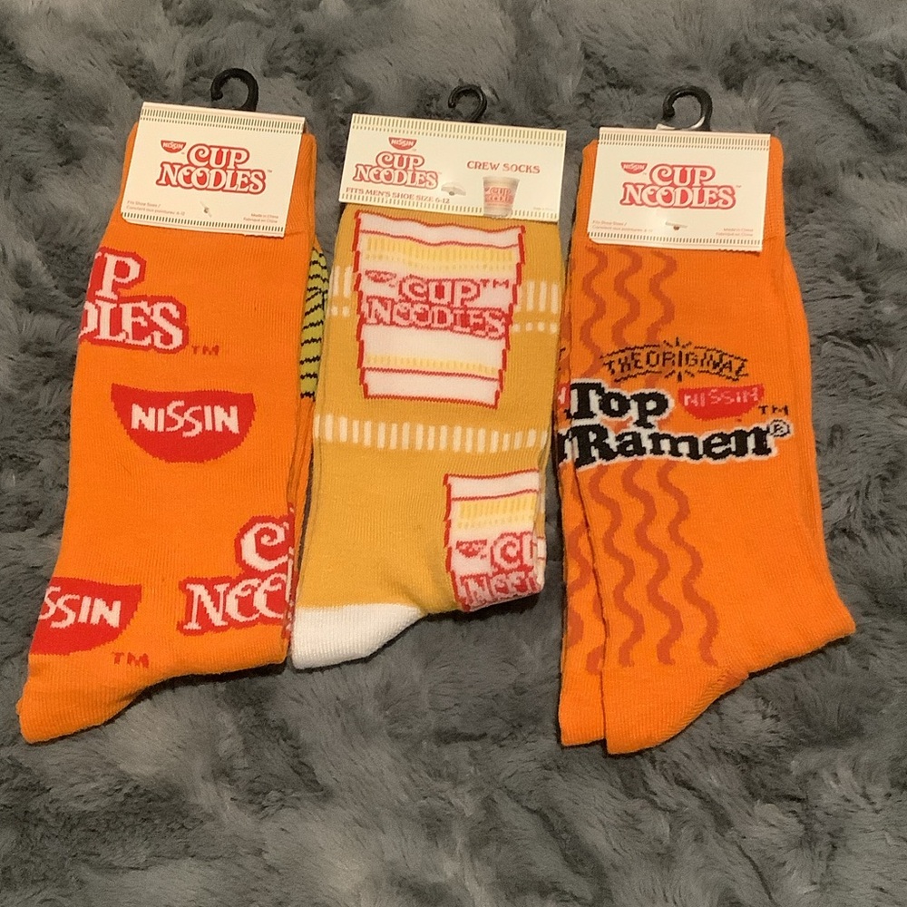 3 Pair of Cup Noodles Socks